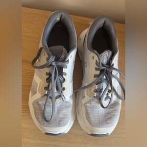 ON Gray and White Athletic Sneakers